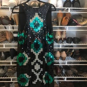 Flapper Girl Sequence Dress